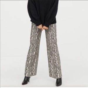 NWT snake pattern pants from H&M